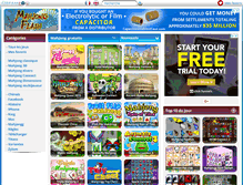 Tablet Screenshot of mahjongflash.net